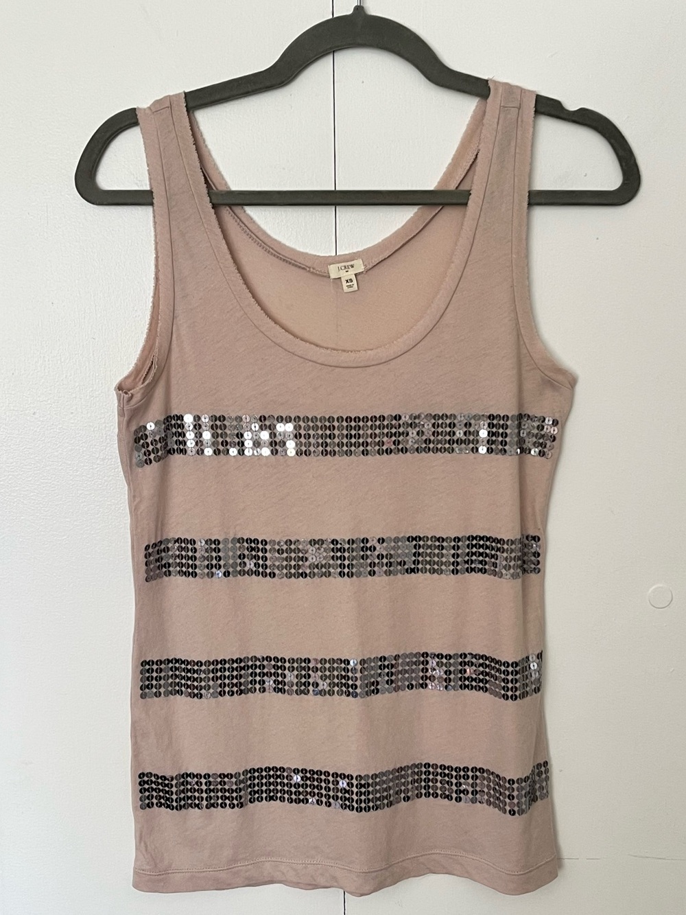 J.Crew Factory Sequin Stripe Tank Size XS